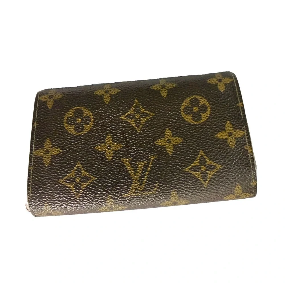 Vintage Louis Vuitton Wallet Portefeuille Monogram Canvas Classic Zipper